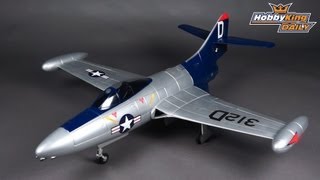 F9F Panther EDF Jet EPO  HobbyKing Daily [upl. by Delfine40]