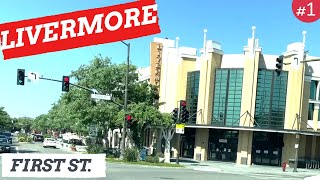 Driving Downtown  Livermore California  USA [upl. by Lana746]