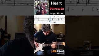 Heart Barracuda guitar solo Roger Fisher With TAB heart shorts [upl. by Jochebed]