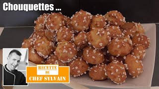 Les chouquettes  Recette par Chef Sylvain [upl. by Nwaf]