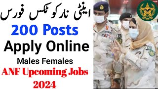 ANF Upcoming Jobs 2024 • SI • ASI • Constable Apply Online • Joinanfgovpk [upl. by Aicatsue122]