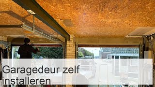 Garagedeurinstallatie zelfinstallatie van sectionaaldeuren [upl. by Titos226]