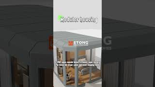 Buy a fully assembled house form China etonghousetinyhome resorts capsule airbnb tinyhouse [upl. by Briggs]