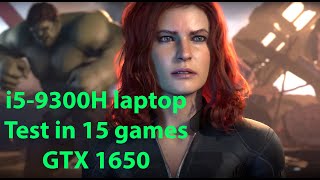 i5 9300H laptop Test in 15 games ft GTX 1650 in 2024 [upl. by Eimrej723]