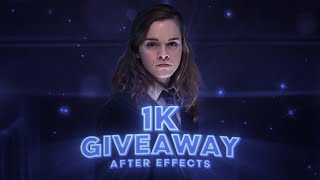 1K GIVEAWAY AFTER EFFECTS shakes colorings presets amp more  AFTER EFFECTS EDIT [upl. by Nosmoht]