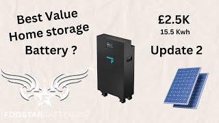 Fogstar 155kwh 48v Battery £2500 Part 2 Best value for money home battery [upl. by Zena940]