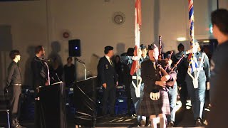 Remembrance Day Assembly at Semiahmoo Secondary 2023 [upl. by Gothar]