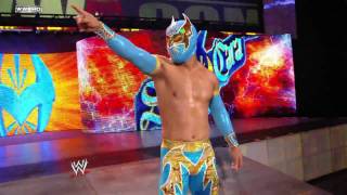 SmackDown Sin Cara attacks Jack Swagger [upl. by Tegdig]