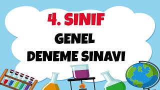 4 Sınıf Genel Deneme Sınavı 2021 [upl. by Ruthie896]