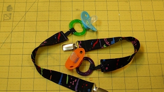 How To Make A Pacifier Clip [upl. by Aiekan]