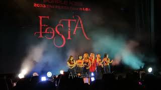 231101 Purple Kiss Intro Illusion  memeM 맴맴 The Festa Tour in NYC Fancam [upl. by Ervin119]