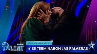 El romántico beso de Abel Pintos y Lizy Tagliani en Got Talent Argentina 2023 [upl. by Khudari409]