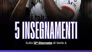 🧑‍🏫 Dalla dodicesima giornata serie A estrapoliamo 5 insegnamenti utili fantacalcio chiedialvet [upl. by Montague]