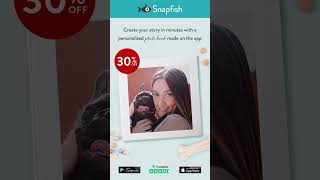 Download the Snapfish app  Get 30 off photo books [upl. by Llenoil]