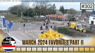 Railcam March 2024 Favorites Part II 302 [upl. by Ursola174]