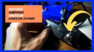 Hotone Ampero Switch for EXPAND Line6 HX STOMP  Dual External Footswitch Controller  Setup Demo 🎸 [upl. by Divad]