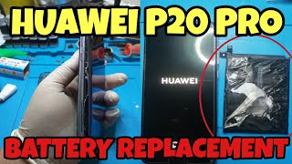 HUAWEI P20 PRO BATTERY REPLACEMENT HOW TO REPLACE BATTERY FOR HUAWEI P20 PRO [upl. by Llertnauq]