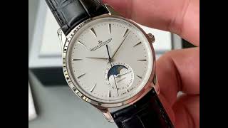 JaegerLeCoultre Master Ultra Thin Moon 39mmWJLM01BL [upl. by Lull1]