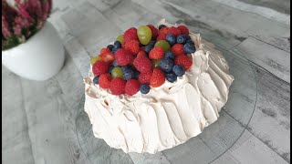 Królowa Ciast Beza PavlovaQueen of Meringue Cakes Pavlova  D [upl. by Jahdai]