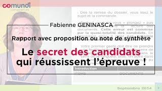 Note de synthèse 15  le secret des candidats qui réussissent l’épreuve [upl. by Rosana]