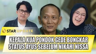 AYUS DAN NISSA SABYAN SUDAH MENIKAH STATUS AYUS JADI SOROTAN BEGINI KATA KEPALA KUA  STAR UPDATE [upl. by Erinn]