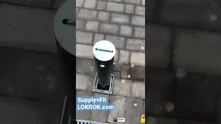 Driveway telescopic security bollards [upl. by Esertak]