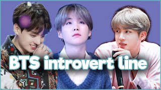 a guide to BTS introvert line [upl. by Ettenawtna]