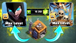 HUGE GEM SPREE  Clash Of Clans  NEW MAX LEVEL 14 TROOPS [upl. by Con929]