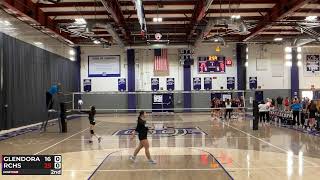 RCHS vs Glendora High School Set 1 Lily Spalding Libero 9 [upl. by Treborsemaj]