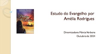 Estudo do Evangelho por Amélia Rodrigues  12112024  Capítulo 6  quotSemente de Luz e Vidaquot [upl. by Neerod]