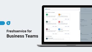 Freshservice for Business Teams [upl. by Weihs]