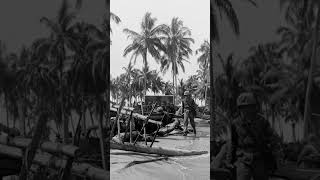 US Marines landing in Bougainville 1943 ytshort ww2 marines [upl. by Aneret]