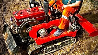 25hp crawler tractor  deep cultivation [upl. by Secnarf909]