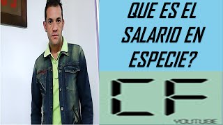 Que es el Salario en Especie [upl. by Jorey]