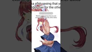 WAIT✋️😠 doki dok literature club Monika [upl. by Alexei]