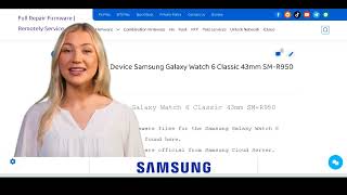 Repair Firmware Galaxy Watch 6 Classic 43mm SMR950 [upl. by Alyekahs847]