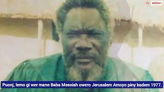 Baba Simeo Ondeto olemone piny kendo kopuonjo Jerusalem Amoyo 1977 [upl. by Sturdivant68]