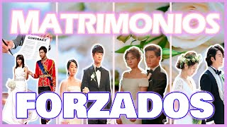 10 Doramas MATRIMONIO Por CONTRATO 💍 Obligados a Casarse FORZADOS [upl. by Cirilo]