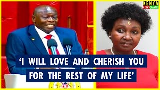 Gachagua EMOTIONAL words to Gladys Shollei during impeachment motion in Parliament I WILL LOVE YOU [upl. by Madelin]