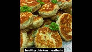 Tastingwithsusu  Healthy chicken meatballs  RECIPE IN 🇬🇧 🇩🇰 amp 🇵🇸 [upl. by Publias]