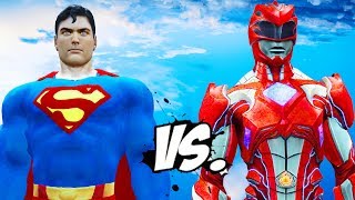 Superman VS Red Ranger Power Rangers 2017  EPIC BATTLE [upl. by Jamille504]