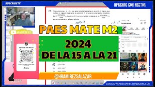 PAES M2 ADMISION 2024  PARTE 3 [upl. by Yenittirb]