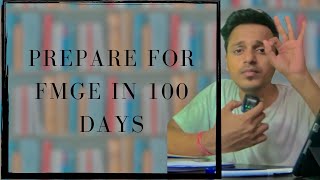 How to prepare for FMGE in 100 days  Best 100 day FMGE strategy 🤯 [upl. by Ayotak]