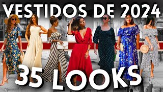 🔴VESTIDOS 2024 35 LOOKS COM VESTIDOS LONGOS QUE ESTÃO NA MODA E VÃO BOMBAR NO VERÃO 2024 Maga Moda [upl. by Maybelle]