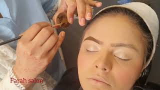 How to use krylon pancake in Summer  professional Bridal base farah salon [upl. by Eohce]