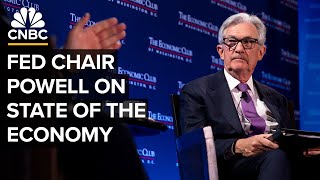 Fed Chair Powell speaks at the Economic Club of Washington DC on the economy — 7152024 [upl. by Enois322]