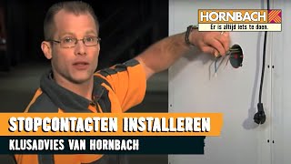 Stopcontact aansluiten met HORNBACH [upl. by Ahab]