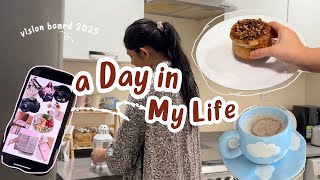 VLOG🍲🍂pinterest inspired vision board for 2025 pre bday saloon visit amp more [upl. by Lyrej]