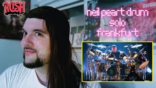 Drummer reacts to Neil Pearts Drum Solo in Frankfurt  quotRushquot [upl. by Fabrianna599]