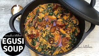 How to make EGuSi SouP I Nanaabas kitchen✔ [upl. by Eihs]